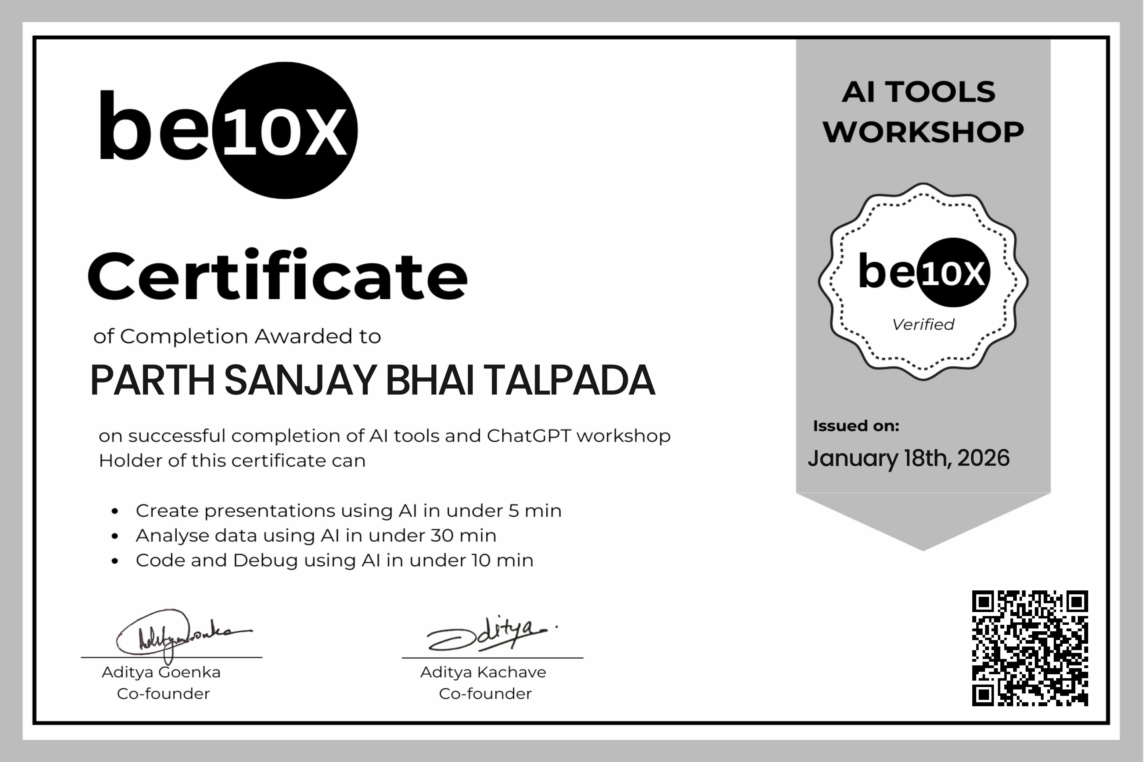be10x AI