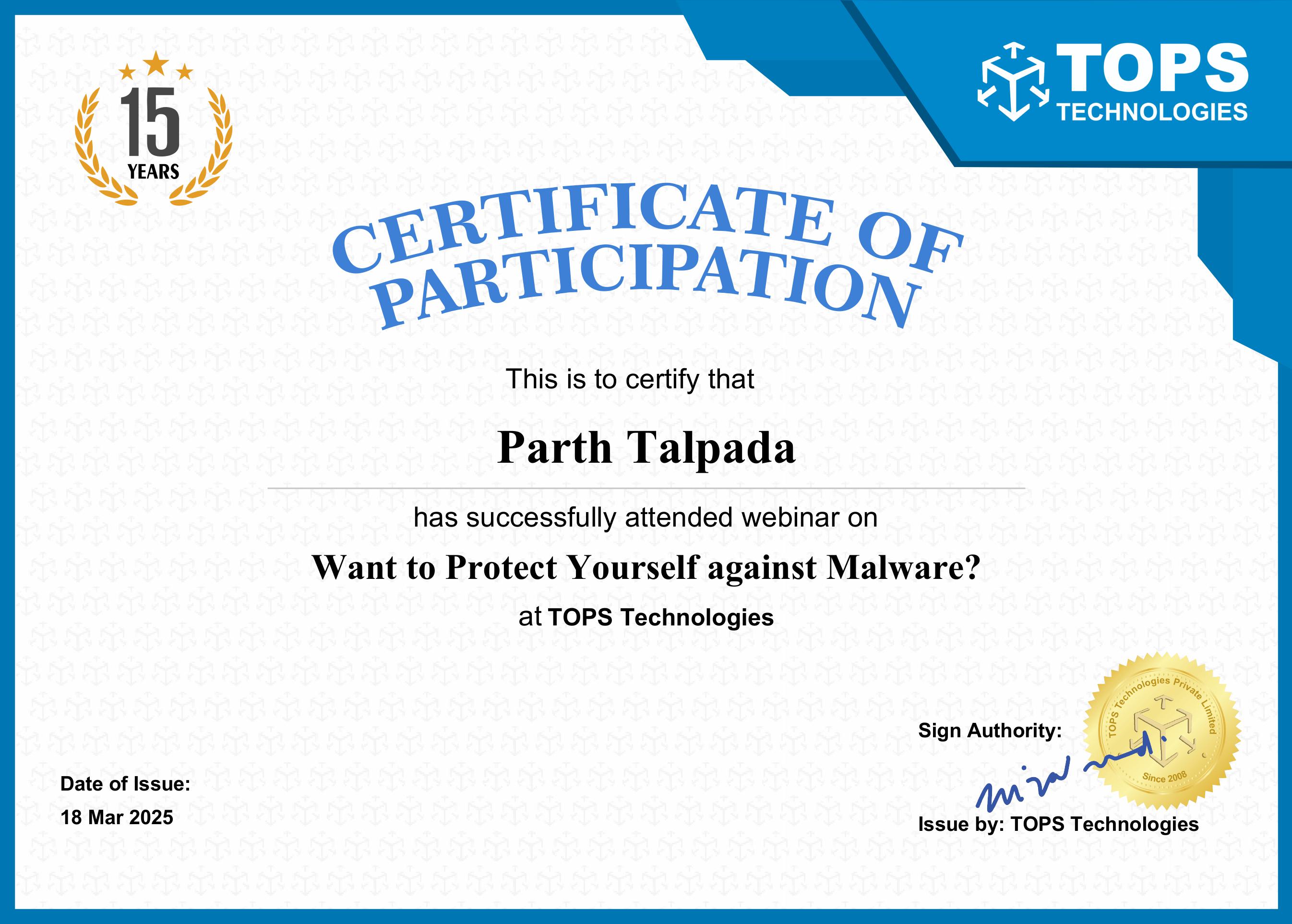 TOPS Malware